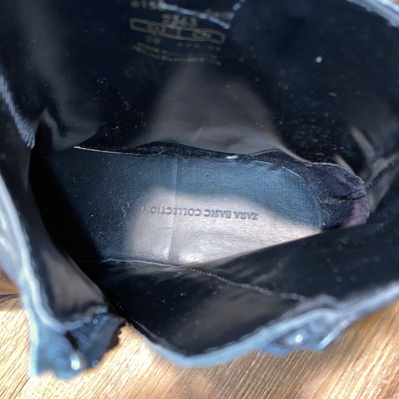 ZARA basic collection combat boots w zippers size 39 - never worn outside - Picture 13 of 14